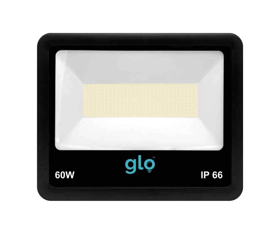 Flood Light 60W Heavy Duty IP66 Water Proof Aluminum Body - Glo Electric