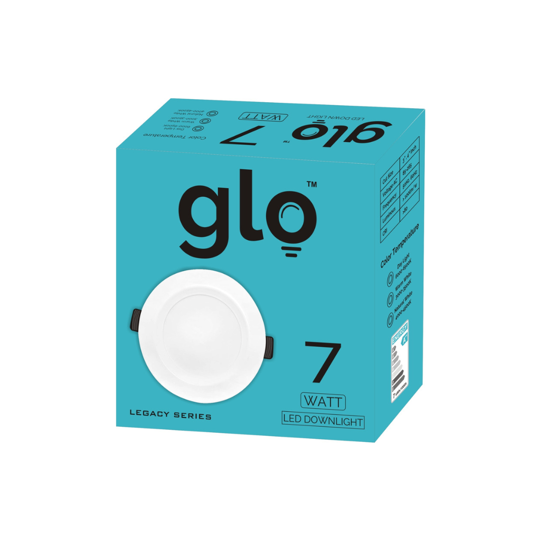 glo 7W Warm White SMD 3/4" Downlight - Glo Electric